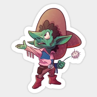 Goblin serenade Sticker